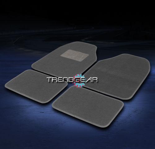 Universal 4pcs floor mat carpet jdm grey dodge eagle talon ford f-150 gmc sierra