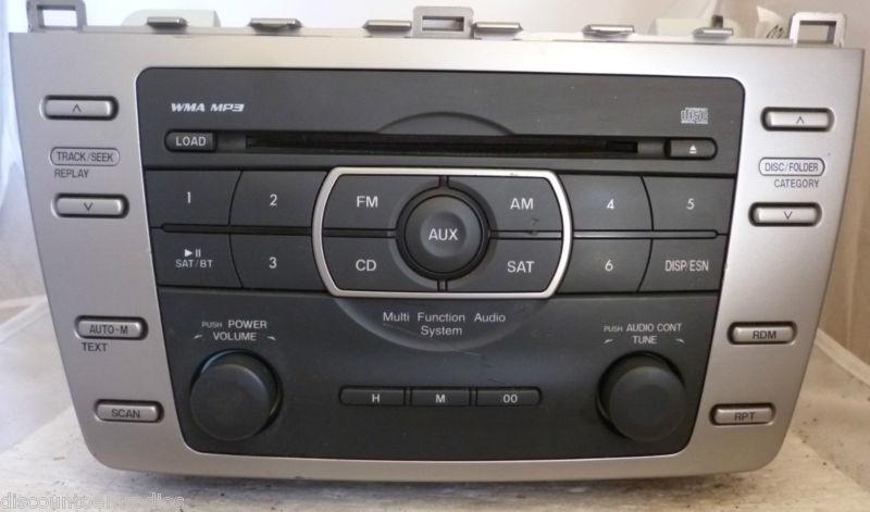 09-10 mazda 6 radio cd mp3 player gs3l669r0d *