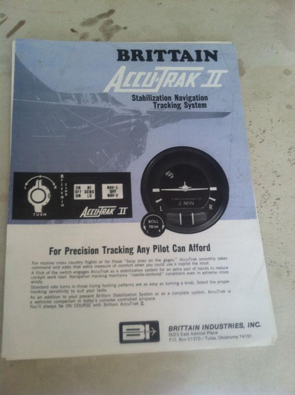 Brittain accutrack  b2c  installation instructinons