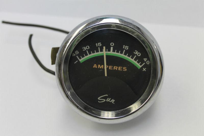 Vintage sun green line amperes gauge model amp-45 1955-1966 gage