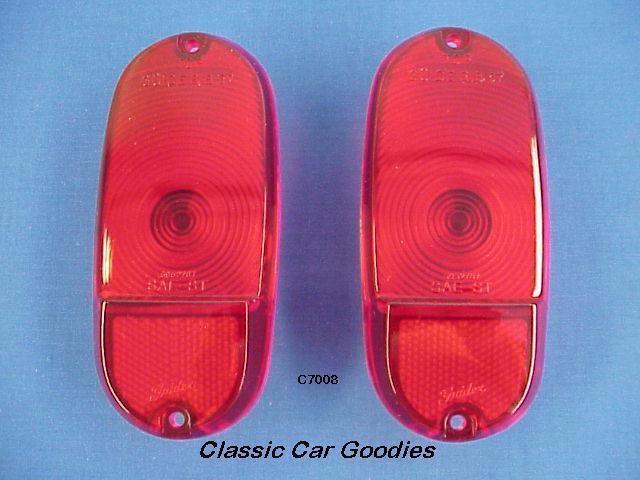 1956-1959 chevy panel truck tail light lens (2) 1957 1958