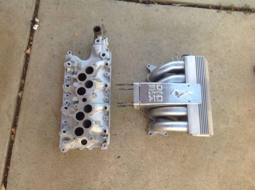 Gt-40 tubular upper & lower intake manifold for 5.0 mustang