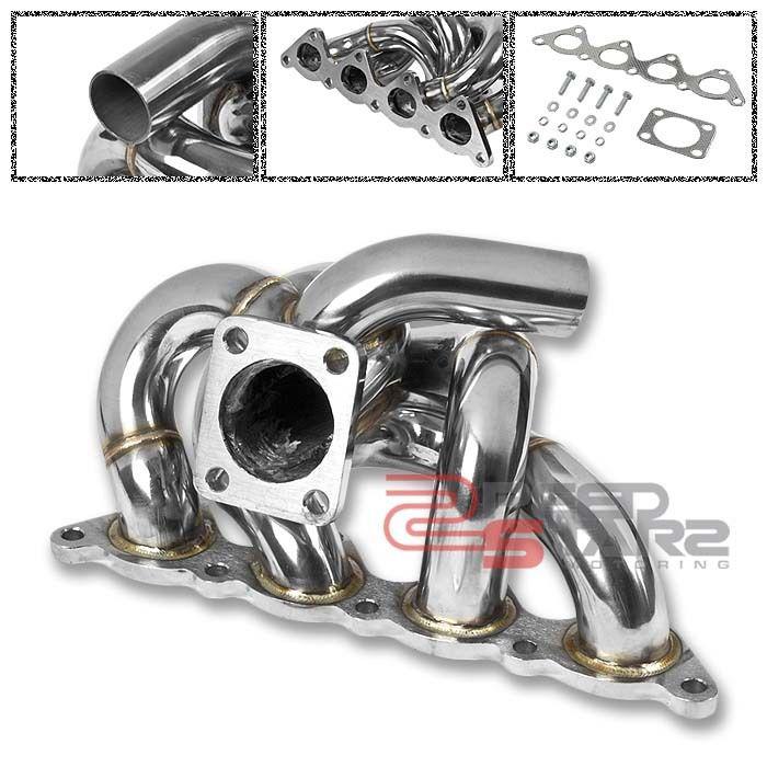 Dsm t25 4g93 stainless turbo/turbocharger exhaust manifold 40mm wastegate port