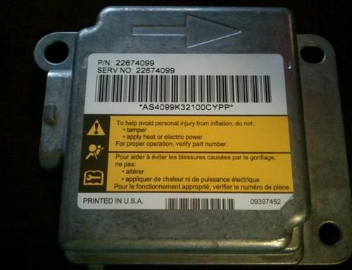 Brand new! acdelco airbag module for 2000 sunfire