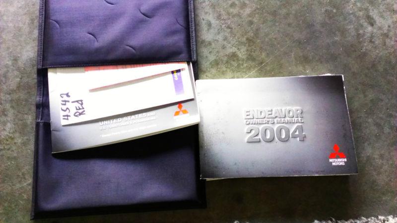 2004 and 2005 mitsubishi endeavor owners manual