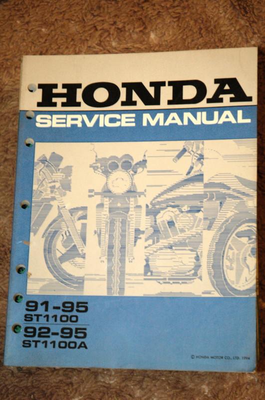 Oem honda service manual 1991 - 1995 st 1100 a  shop or repair manual st1100a