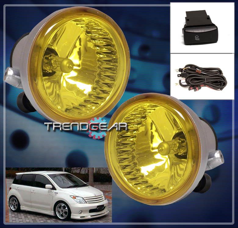 00-05 echo/mr2 spyder/04-06 xa/07 highlander/08 09 prius bumper fog light yellow