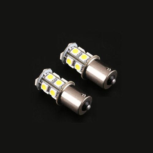 2x car backup reverse white brake bay brake light bulb 13smd led 15d 1156 5050