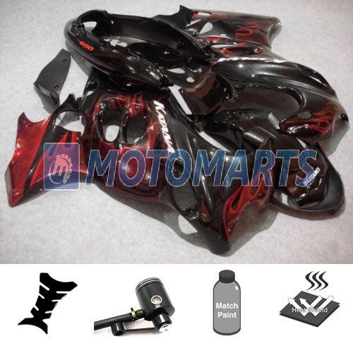 Bundle fairing kit w/ brake fluid pot for suzuki katana 600 750 03 04 05 06 eab