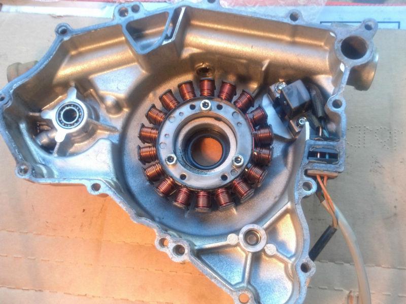 Kawasaki kfx700 stator & cover/ tested-guarantee (left side flywheel-recoil )kmd