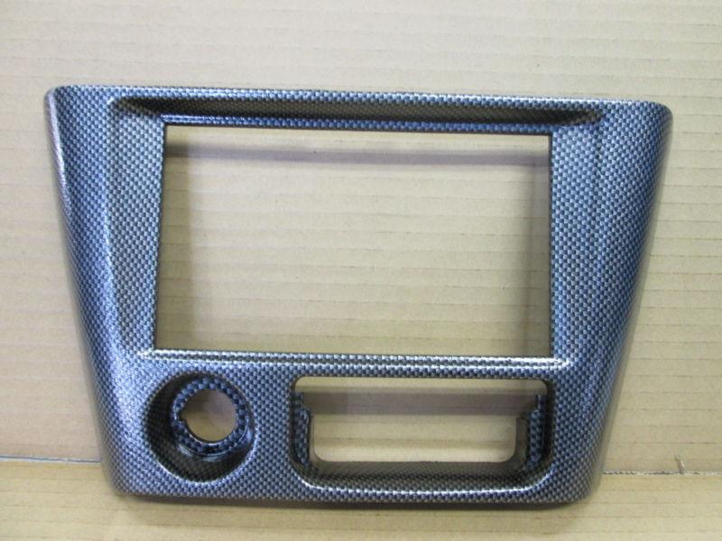 [e1910] jdm:mitsubishi:lancer evo5:cp9a:carbon look finish console panel