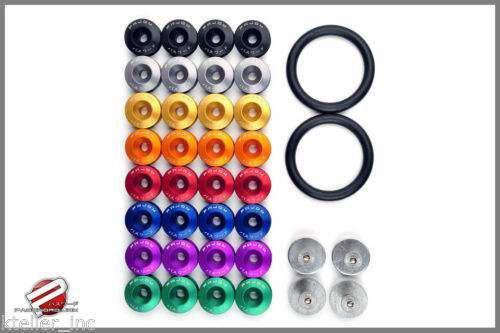 Password jdm purple quick release fasteners fender trunk bumpers hatch lids kit 