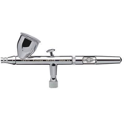 Anest iwata air brush eclipse gravity feed .35mm nozzle 9 ml cup nickel body ea