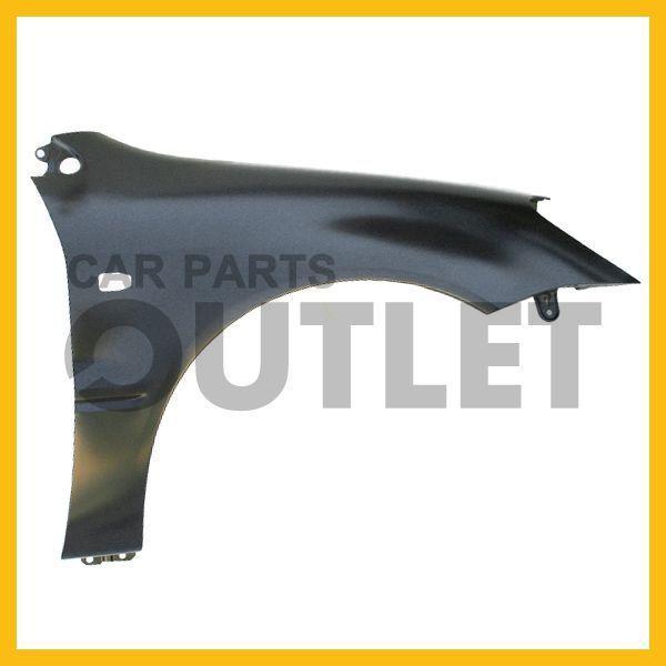 04 05 06 mitsubishi lancer oz rally passenger side front fender primed steel r/h