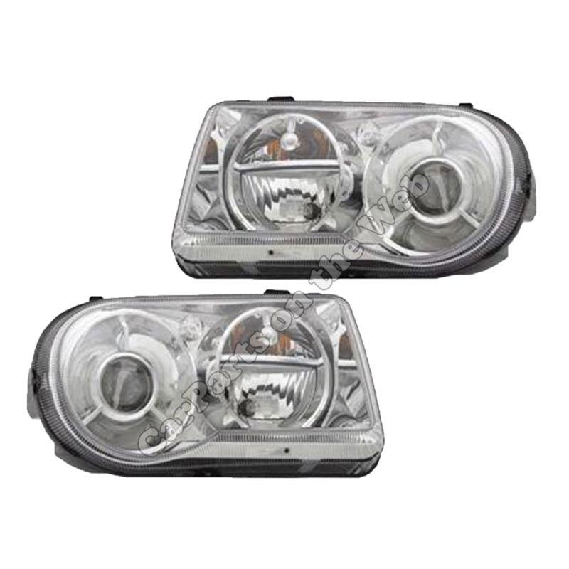 New 05-10 chrysler 300c 5.7 headlight lamp w/ delay driver & passenger side capa