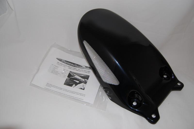 Aprilia rsv 1000 r rsv1000 rear tire hugger black sm - made in england