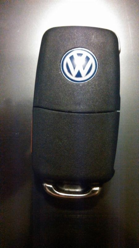 Oem real volkswagen flip key remote fob - clean and mean!