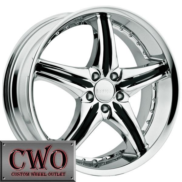 20 chrome cattivo 730 wheels rims 5x114.3 5 lug mustang 350z g35 crown victoria