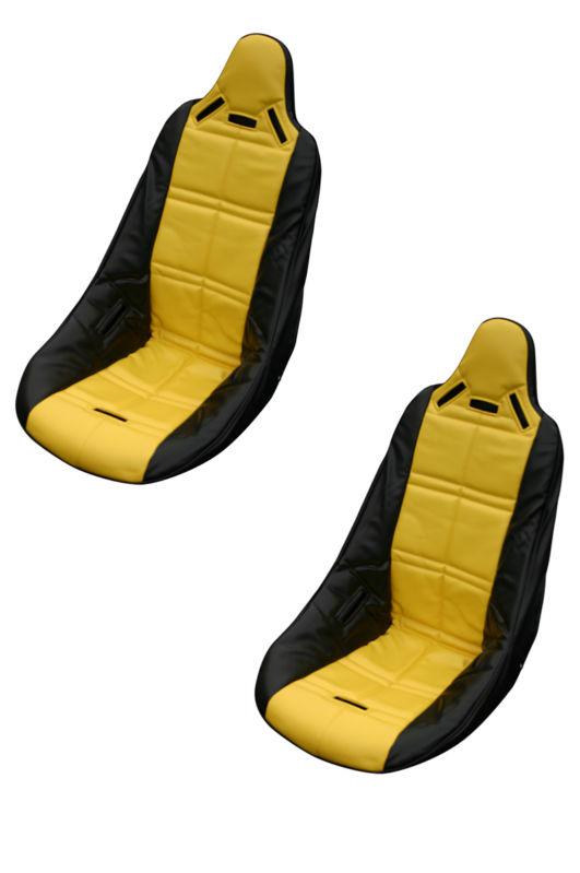 ( 2 new ) summit racing poly seat covers - great quality bucket seat covers