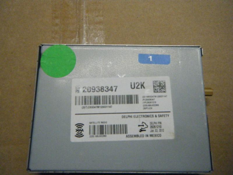 Gm oem sat tuner xm part# 20938347