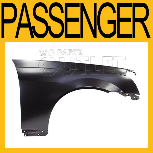 03-07 cadillac cts base front primered fender steel wo lamp hole non cts-v right