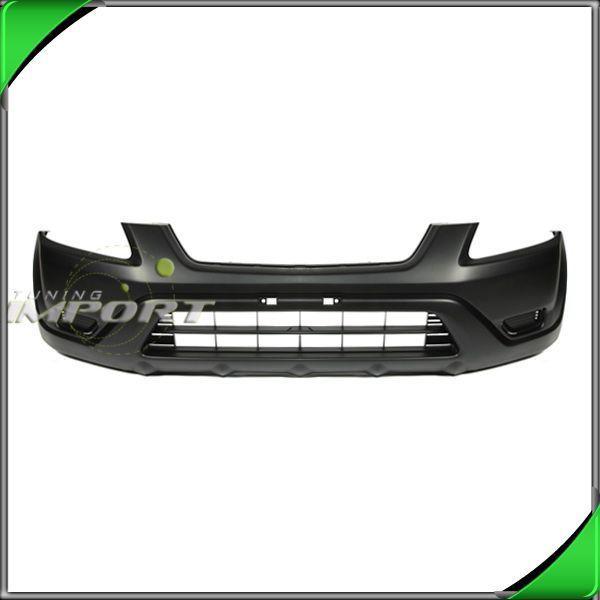 02-04 honda crv cr-v front bumper cover replacement raw black plastic non-primed