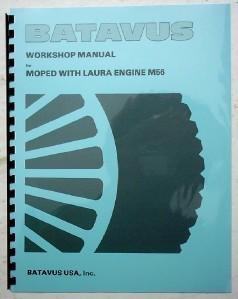 Batavus regency moped w/ laura m56 eng. service manual