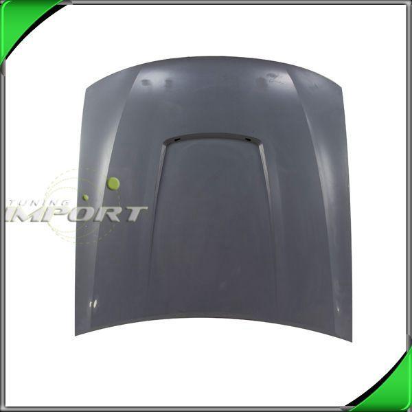 New front primed steel panel hood 2003-2004 ford mustang smc unpainted assembly