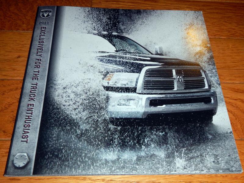 Brand new 2011 dodge ram 1500, 2500, and 3500 literature brochure