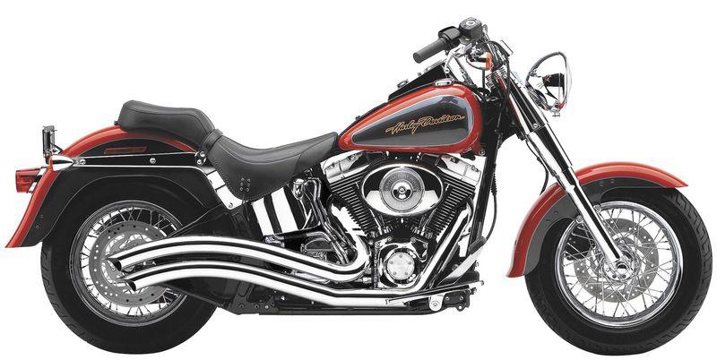 Cobra speedsters swept exhaust 07-10 hd softail