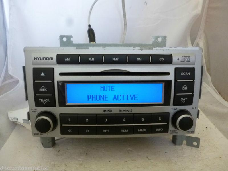 07-08 hyundai santa fe radio cd mp3 player 96100-0w001 *