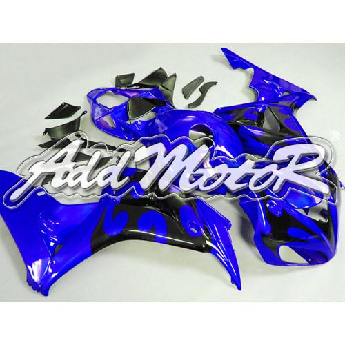 Injection molded fit fireblade cbr1000rr 06 07 flames blue fairing 16n38