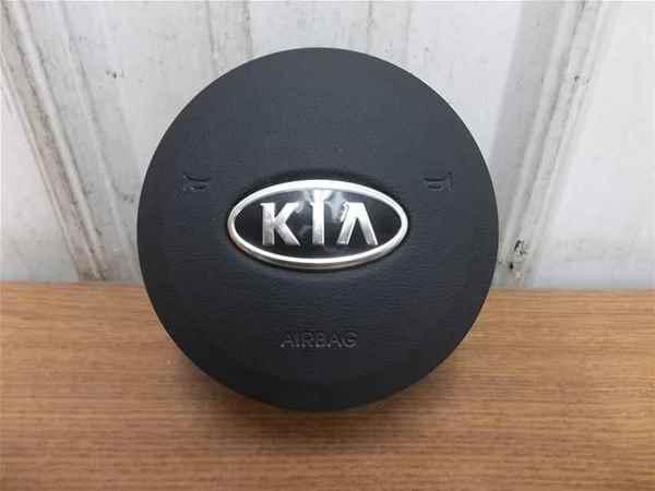 10 11 12 kia forte black driver wheel air bag lh oem