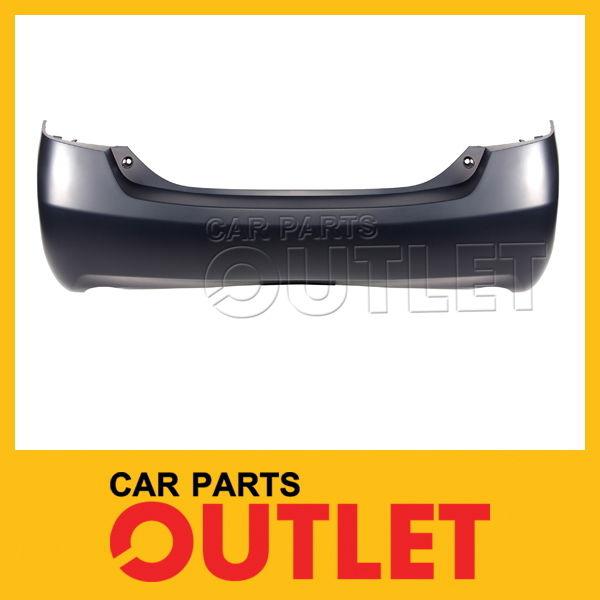 2007-2011 camry rear bumper primered cover le/xle usa built 3.5l v6 w/o spoiler