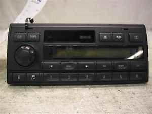 01-02 land rover radio receiver am fm cass oem