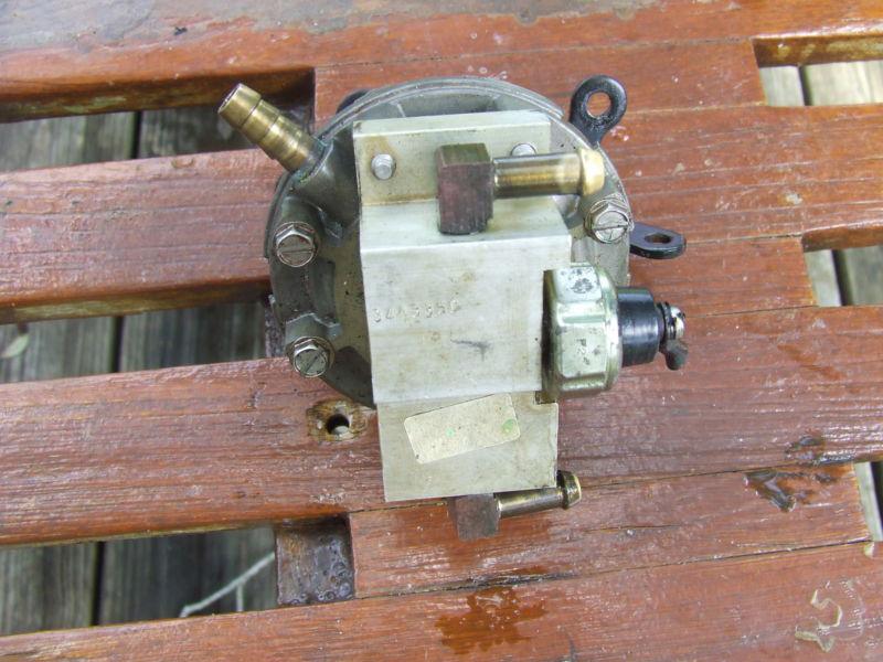 Oil lift pump assembly from a 1998 johnson 115 ficht outboard motor