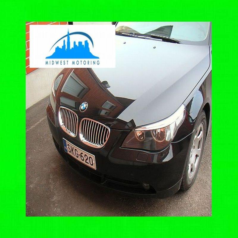 2004-2010 bmw e60 5 series chrome trim for grill grille 5yr warranty