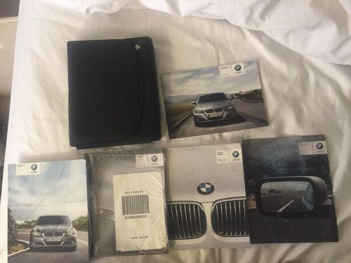 2011 bmw 3 series owners manual with case