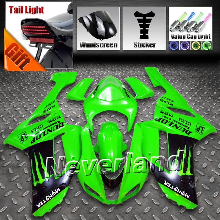 Fairing for kawasaki ninja zx6r 2007-2008 zx-6r 636 07-08 bodywork kit injection