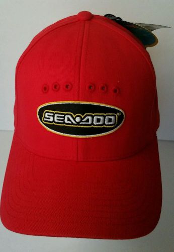 Sea doo hat red flexfit cap l / xl new with tags