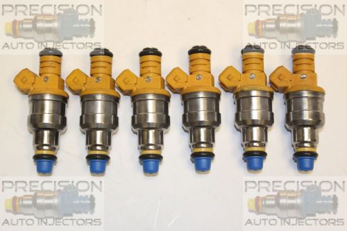 Set of 6 rebuilt 4-hole upgrade 1995 - 1998 volkswagen golf  2.8l vr6 injectors