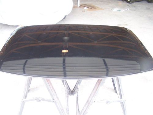 1984 to 1986 early corvette solid black fiberglass targa top roof panel