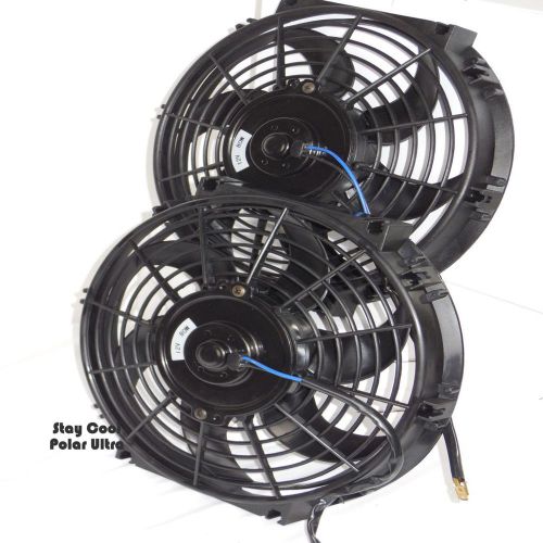 Toyota 4 runner radiator fans,set of two 10&#034; electric radiator cooling fans wit