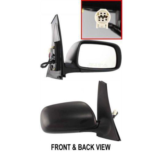 New mirror passenger right side power heated painted black rh hand to1321229