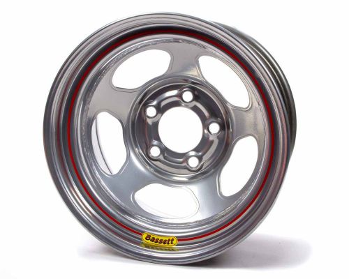 Bassett armor edge 15x8 in 5x4.75 silver wheel p/n 58rc3e