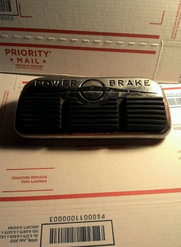 Vintage gm chevy pontiac buick power brake pedal pad