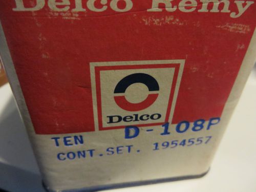 Delco remy contact set d-108p  1954557  new box of 10 unopened