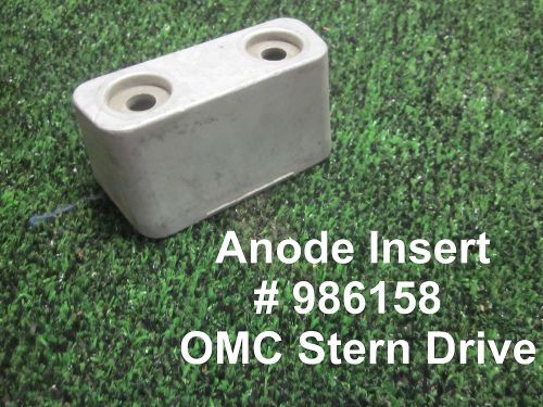 Zink anode insert omc stern drive #986158&gt;3853930