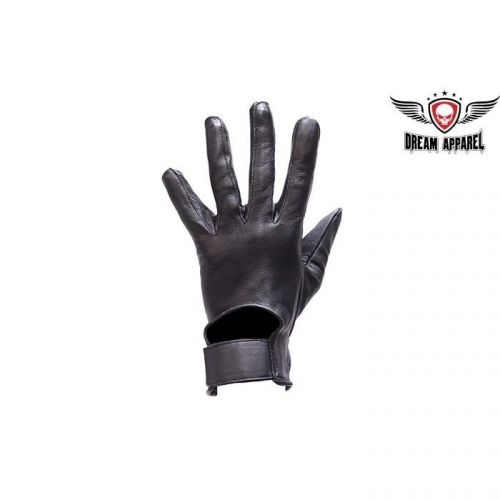 Leather full finger gloves