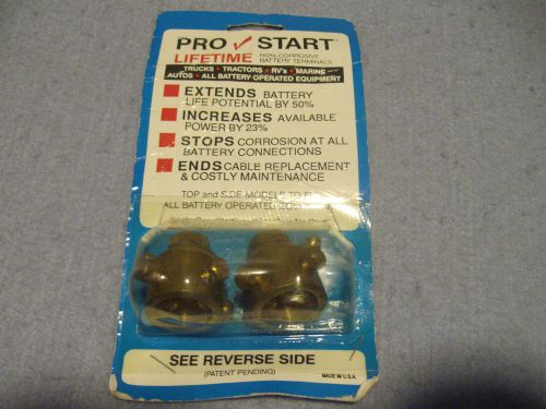 New prostart non corrosive brass battery terminals t-100 conventional posts